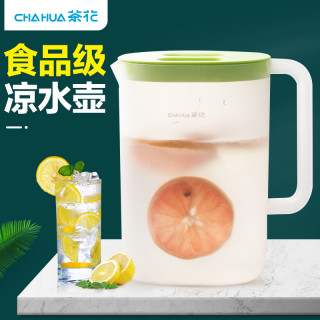 茶花 冷水壶凉水壶家用大容量茶壶冷水杯耐高温塑料冰箱凉白开水壶