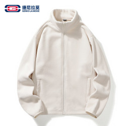 GENIOLAMODE 捷尼拉莫潮牌外套秋冬加厚抓绒衣保暖内胆