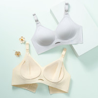 蜜后 哺乳内衣夏天薄款怀孕期专用孕妇内衣无痕冰丝孕妇文胸聚拢防下垂