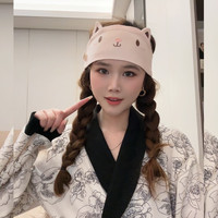 春夏月子帽发带棉薄款产后坐月子帽子孕妇防风发带空调房专用