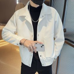 男士工装外套秋冬季2025新款高级感潮牌痞帅夹克韩版休闲春装上衣