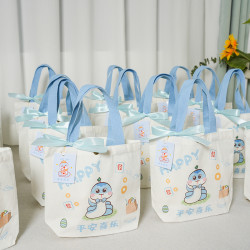 宝宝满月伴手礼蛇宝百日宴诞生喜饼喜蛋山姆儿童周岁生日定制礼袋