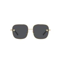 VERSACE 太阳镜女款方形不锈钢镜框0VE2246D