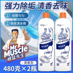 威猛先生 洁厕液480g*2瓶马桶清洁剂清香型洁厕液除垢卫生间用