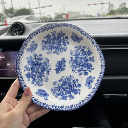 美翻了陆家釉下彩兰开斯特花园果盘西餐盘下午茶不规则餐具饭碗