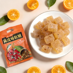 零食袁大树陈皮软糖2026陈皮糖添加陈皮Q弹酸甜软软糖果