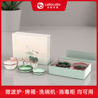  九件套 高硼硅玻璃碗 玻璃盘 玻璃水杯