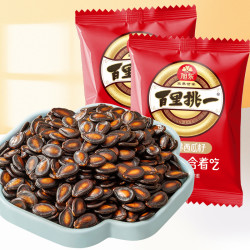 旭东 百里挑一话梅味西瓜子500g袋装小包装新货黑瓜子零食