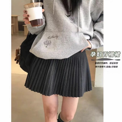 孕妇半身裙春夏秋季新款宽松2026显瘦百搭外穿舒适纯色减龄外穿女