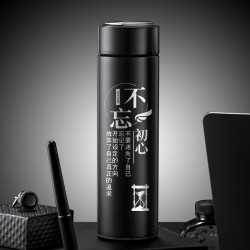梦尚 高档商务304不锈钢保温杯男女个性创意潮流便携学生水杯办公茶杯