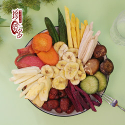 珍爱多 什锦综合蔬菜脆250g*3袋低温脱水蔬菜干水果蔬酥脆