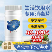 中居安净水片净化生活饮用水野外户外求生食用水消毒杀菌净水片