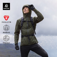 凯乐石 AT80棉服男款户外登山徒步Primaloft保暖防泼连帽外套