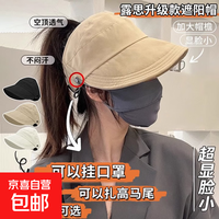 热销棒球帽鸭舌帽春夏男女大檐遮阳三明治帆布户外帽子钓鱼高尔夫 卡其色 均码 可调节
