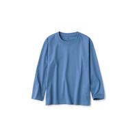 無印良品 MUJI 无印良品 大童 天竺编织 圆领长袖T恤 童装打底衫