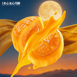 美心 流心奶黄月饼礼盒 360g