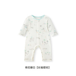 英氏 婴儿衣服纯棉透气 连体衣 包屁衣