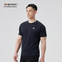 X-BIONIC XBIONIC蜂鸟轻量运动t恤男速干短袖夏季跑步健身马拉松透气 24914 暗夜黑 L