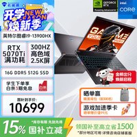 机械师 曙光16/16s RTX5060显卡|RTX5070Ti/酷睿i9/i7/i5HX|2.5K 300Hz电竞游戏本笔记本电脑
