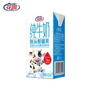 花园 新疆纯牛奶 125ml*20盒