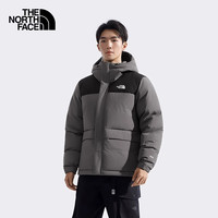 北面 羽绒服男户外防泼保暖鹅绒8GKG 灰色/RPI L