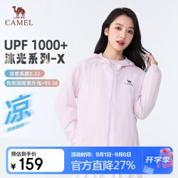 骆驼 原纱干湿态防晒衣女显瘦2026春夏新款凉感透气防泼水外套男 0007