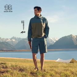 KOLON SPORT 复古露营夹克 明星同款 男女同款户外防风耐磨外套 LUJK5AT500-