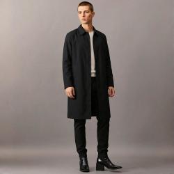 BURBERRY 男式翻领长袖风衣