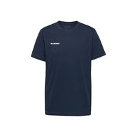 MAMMUT 男士有机棉短袖T恤 圆领透气吸湿排汗 黑色 Medium