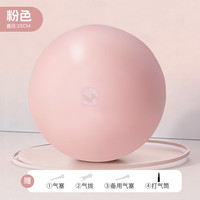 361° 迷你瑜伽球普拉提小球健身训练防爆防滑加厚孕妇可用 粉色  25cm 粉色