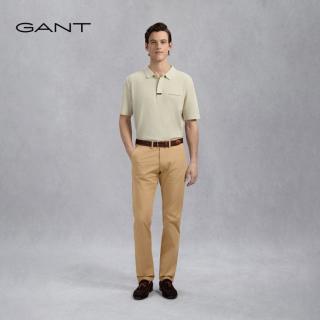 GANT 春秋季男士长裤子时尚百搭直筒休闲修身休闲裤