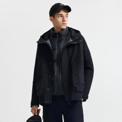 卡宾 户外机能【可拆卸内胆】加厚防风保暖连帽羽绒服