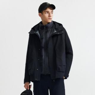 卡宾 户外机能【可拆卸内胆】加厚防风保暖连帽羽绒服