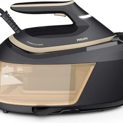 Philips Domestic Appliances PerfectCare 系列 6000 蒸汽熨烫台 2400 瓦 600 克蒸汽喷射 压力 8 巴 OptimalTEMP 技术 1.8 升水箱 黑色 (PSG6064 80)