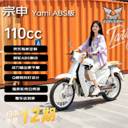 宗申 Yami 复古弯梁摩托车 ABS版 珍珠白