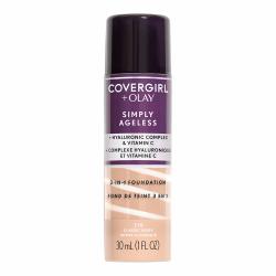 CoverGirl 封面女郎 +Olay 三合一抗衰老哑光粉底液 减少皱纹 均匀肤色 象牙色 30ml