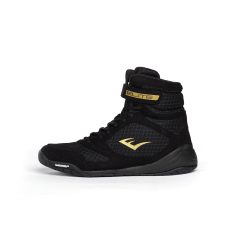 Everlast Elite V2 拳击鞋:卓越耐用拳击鞋的终极训练伴侣,Elite 2 鞋,训练鞋, 黑色//白色, 7