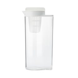 Muji MDC47A2A 带过滤器侧立式水瓶 白色 约2升