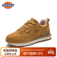Dickies 男士老爹鞋复古百搭阿甘鞋厚底男鞋休闲运动鞋 浅棕    42