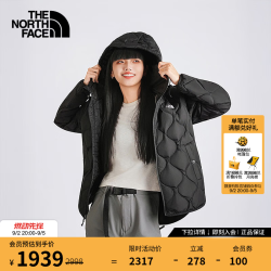 北面 羽绒服女550蓬鹅绒防泼溅户外保暖|8GKK J