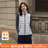 Columbia 羽绒马甲女户外秋冬钛金系列拒水鹅绒700蓬保暖羽绒背心WK4588 WK