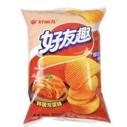 好丽友 好友趣 薯片 韩式泡菜味 70g 好吃不腻