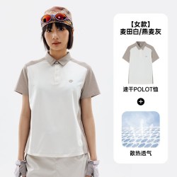探拓 速干T恤女快干短袖POLO衫