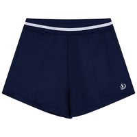 Champion 女士撞色条纹刺绣LOGO休闲短裤