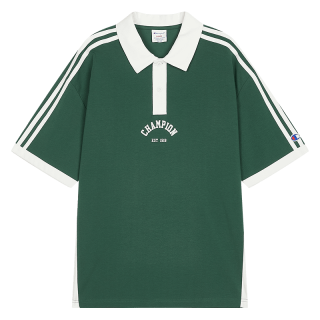 Champion 拼色设计 女士POLO衫