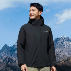 Columbia 冲锋衣男26春季新品户外防水夹克兼容三合一系统XE8528 010 2XL