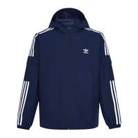 adidas 阿迪达斯 连帽夹克外套 深靛蓝 S