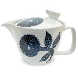 J-kitchens 日本直邮波佐见烧手绘陶瓷急须壶花茶壶带滤网茶具240ml
