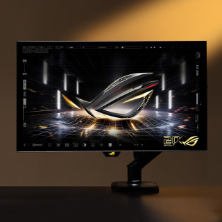 新品尝鲜：ROG PG27AQWP-GR 超杀27 Pro二代 20周年支架版 26.5英寸OLED显示器（2560*1440、720Hz、0.02ms、99.5%DCI-P3）