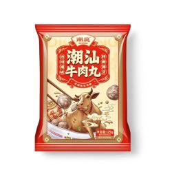 潮庭 汕头 牛肉丸125g*5+牛筋丸125g*5送藤椒牛肉丸150g（共2.8斤）
